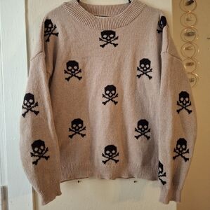 🪷3/$25Skull Knit Sweater
